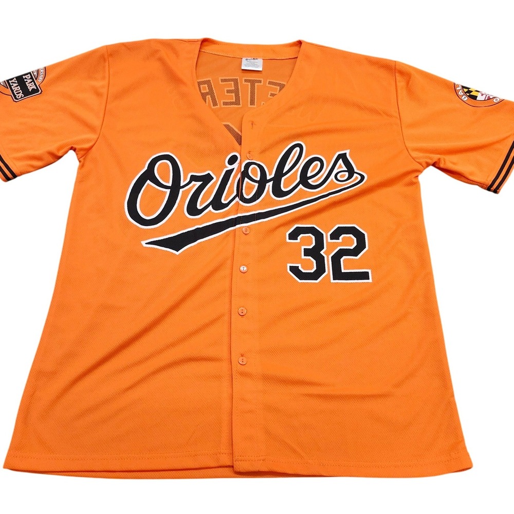 Baltimore Orioles Matt Wieters 32 Orange Baseball Jersey Mens XL Camden Yards